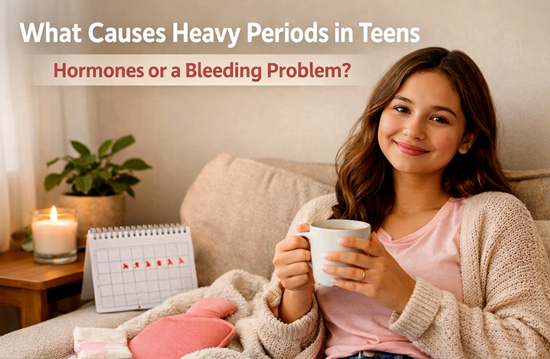 What Causes Heavy Periods in Teens: Hormones or a Bleeding Problem?