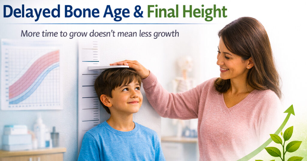 What Does a Delayed Bone Age Really Mean for A Child’s Final Height?